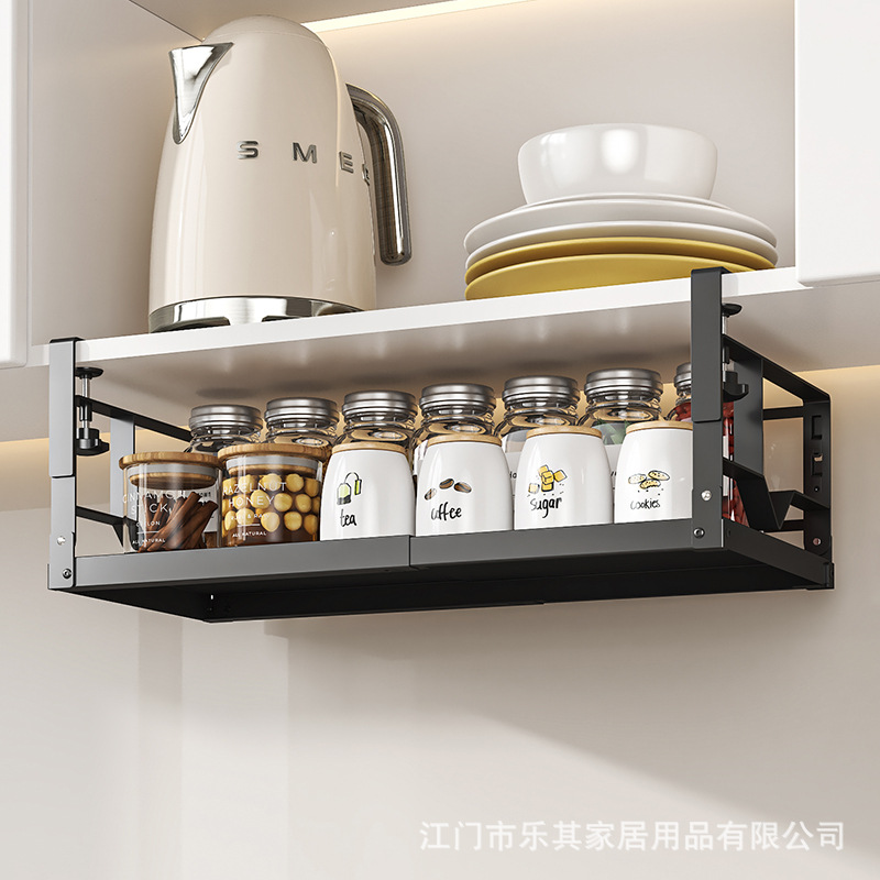 Estante de almacenamiento telescópico para almacenar botellas de condimento y estante de almacenamiento para estante de paneles