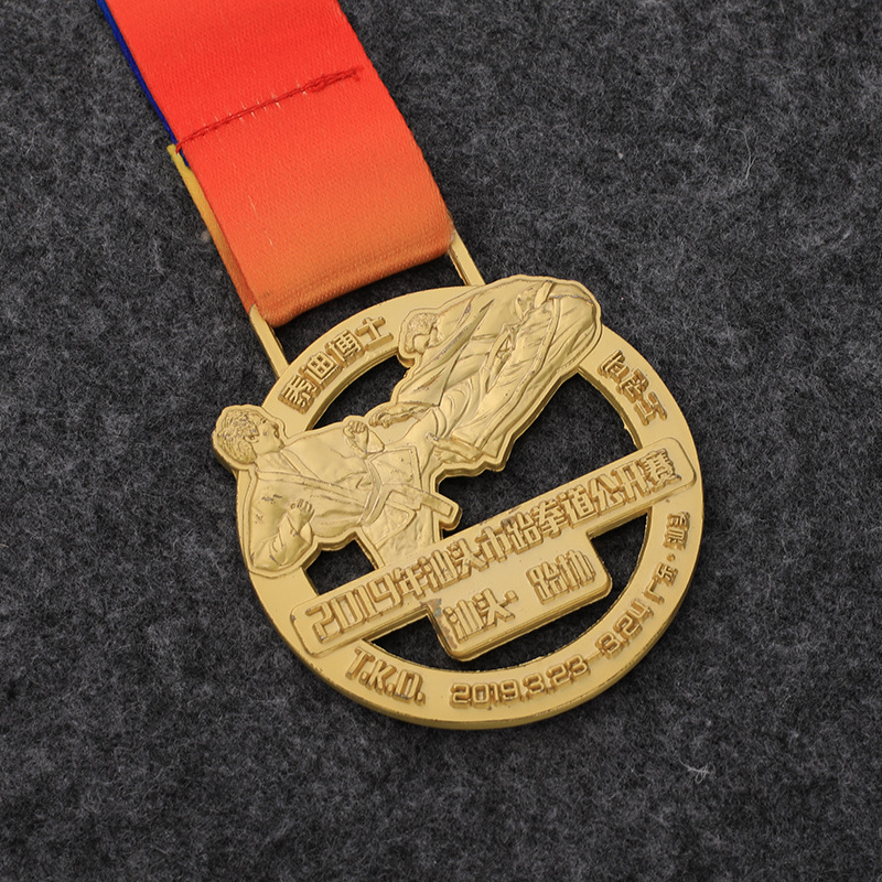 Taekwondo, Martial Arts, Judo, Sanda Competition, Custom-Made Metal Plaques, Honorary Medals, Bronze Medals, Zinc Alloy Medals, Custom-Made