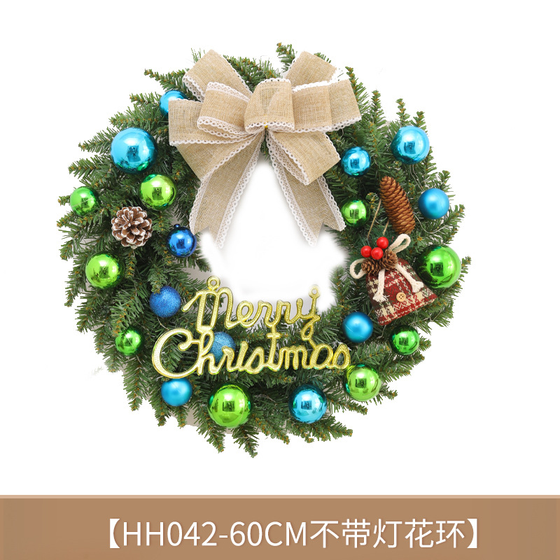 Guirnalda de Navidad adornos de árbol de Navidad guirnalda fiesta atmósfera pared colgante decoración escena diseño puerta colgante Decoración