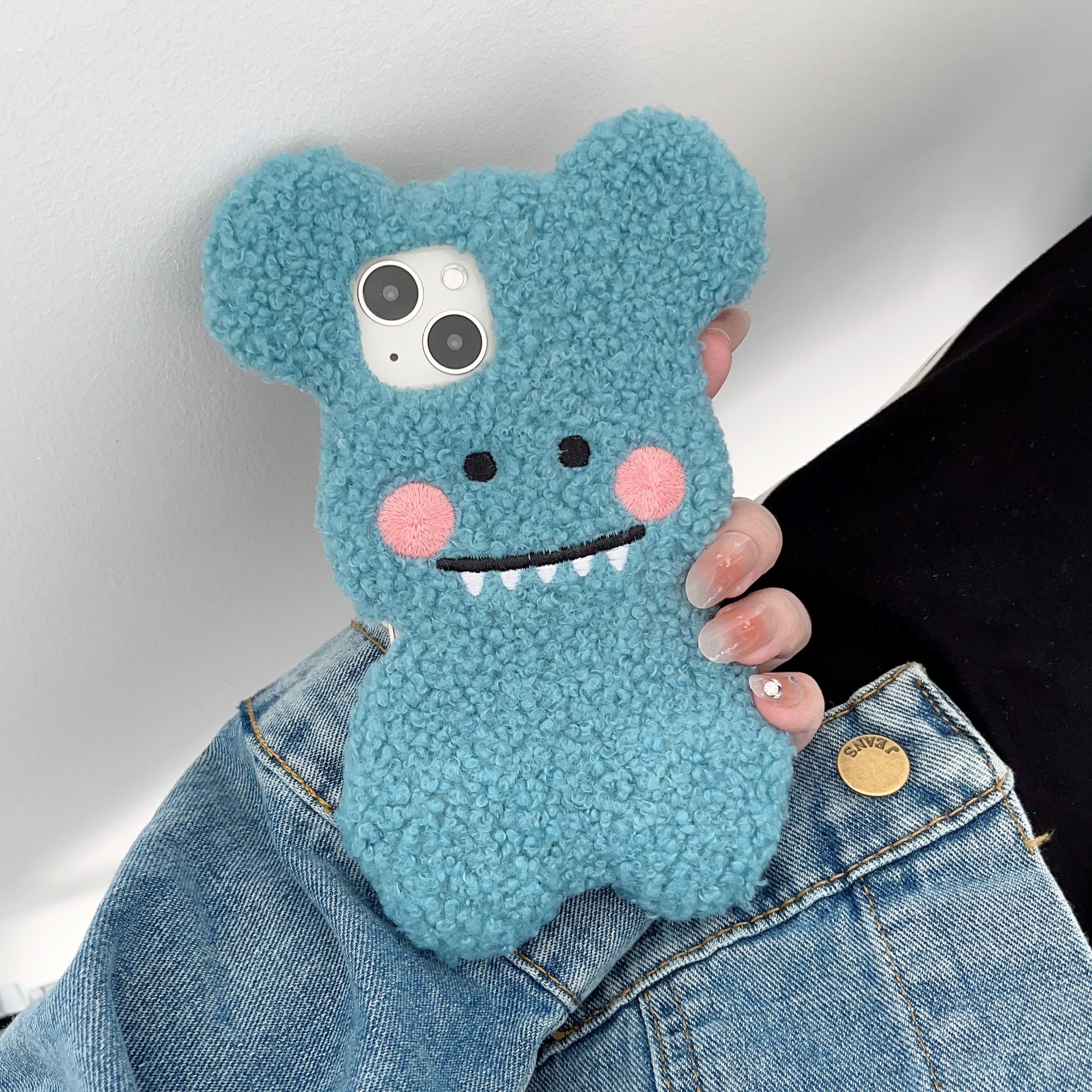 Ricamato per l'anno, adatto per la custodia del telefono iPhone 15, Apple 14 Promax New 13 Pro_voghion.com