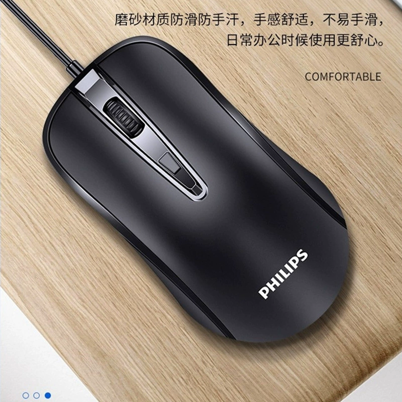 Новый оптовый 7214 проводной оптический USB тихий мышь для бизнеса, офисная, игра, ноутбук, настольный компьютер