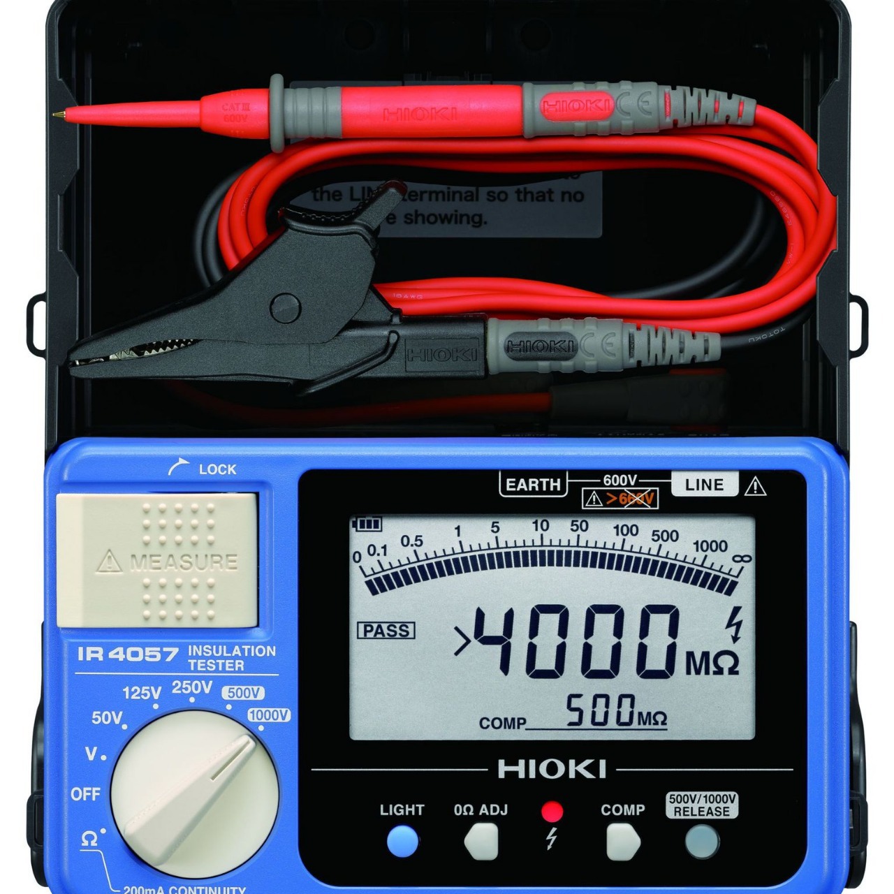 日本日置HIOKI IR4057兆欧表数字式绝缘电阻计