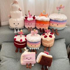 趣味生日蛋糕玩偶jc面包公仔创意仿真毛绒玩具婚礼生日装扮小众款