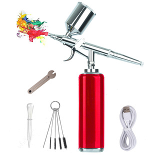 Factory Direct Supply Cross-Border 116 Handheld Painting Cake Beauty Care Spray Paint Spray Model Coloring Spray Gun Set