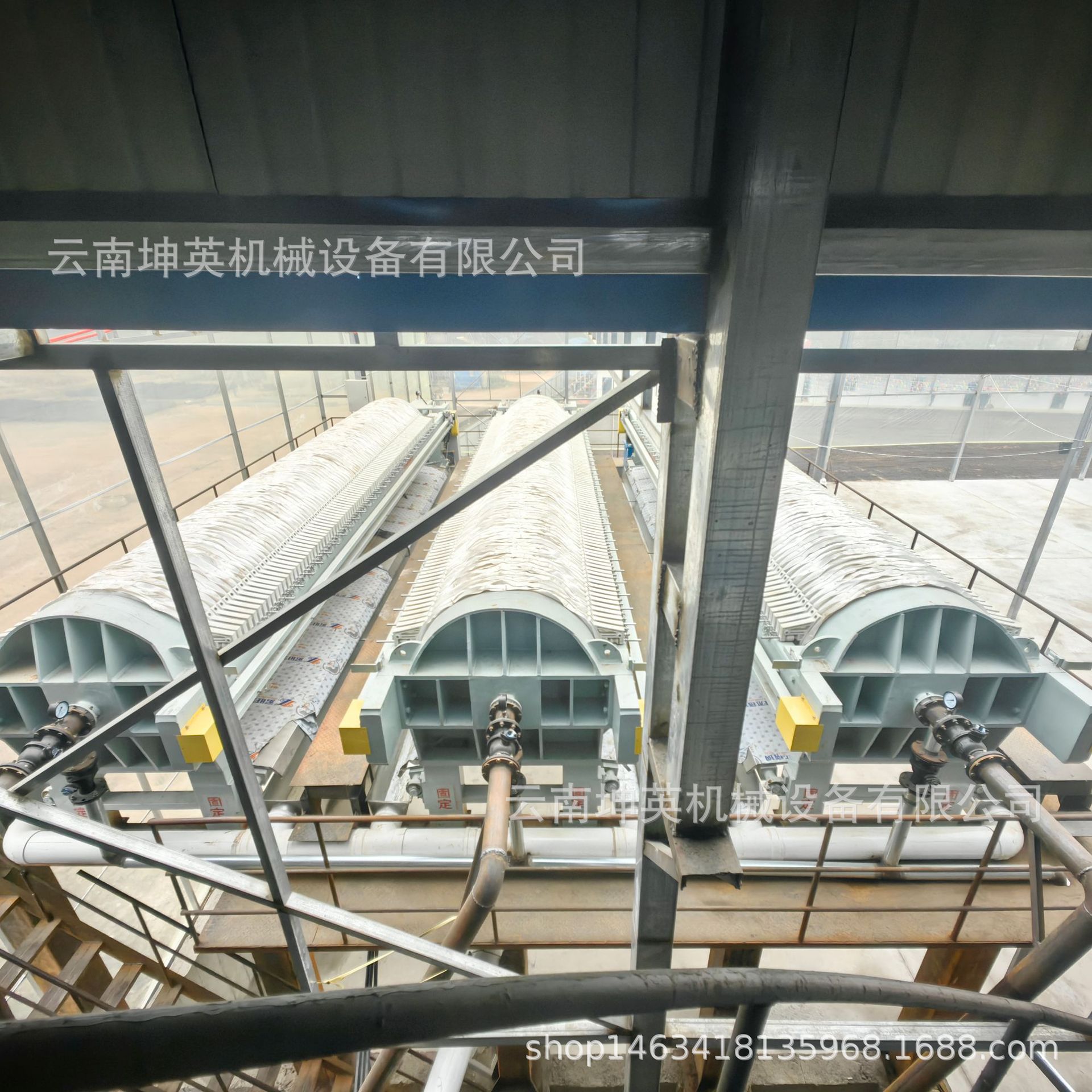 箱式隔膜压滤机 固液分离泥水过滤机设备 泥浆处理专用板框压滤机