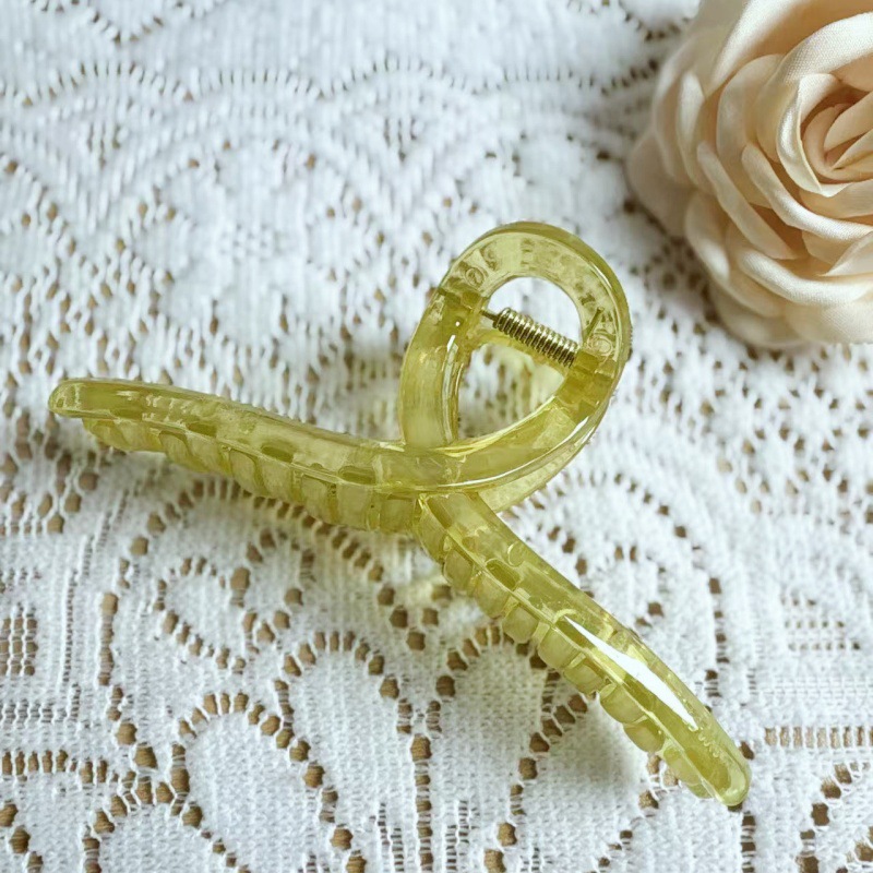 グラブクリップ サメクリップ 良質 13cm ふっくら後頭部の髪 高級ヘアクリップ ハーフタイヘアクリップ 小さな爪クリップ