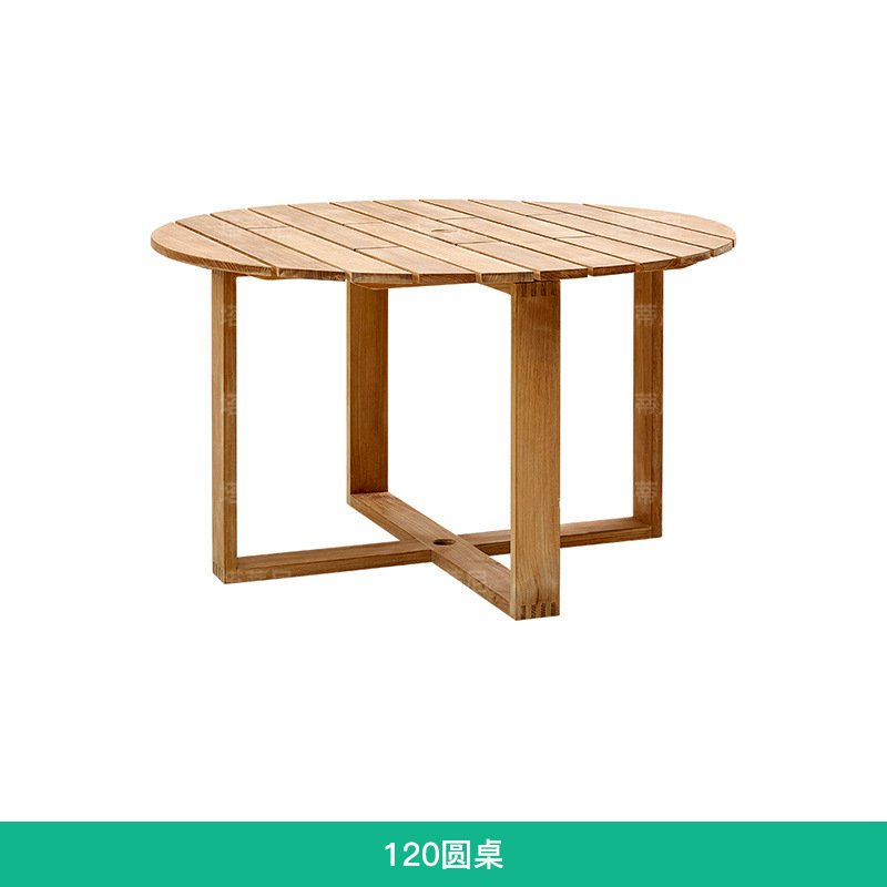 Mesa y silla al aire libre combinación de patio jardín terraza mesa moderna minimalista hotel villa impermeable solar madera maciza mesa larga