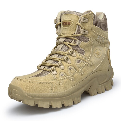 Cross-border spot new high-top men's outdoor special forces tactical combat boots military boots hiking boots security boots large size