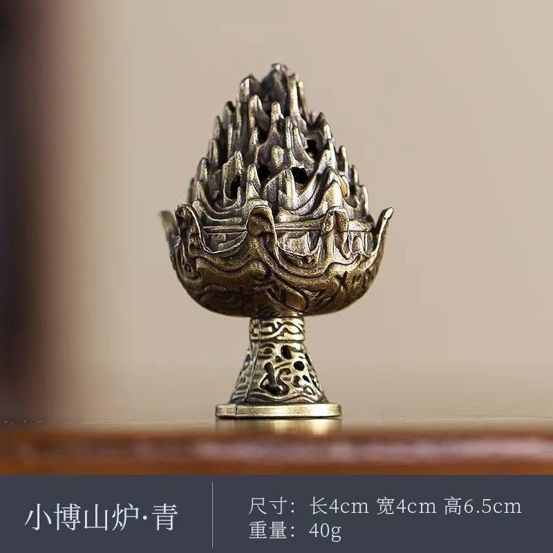 【抖音爆品】小祥云盘香无粘香42盘鹅梨帐中香博山小香炉老山檀香|undefined