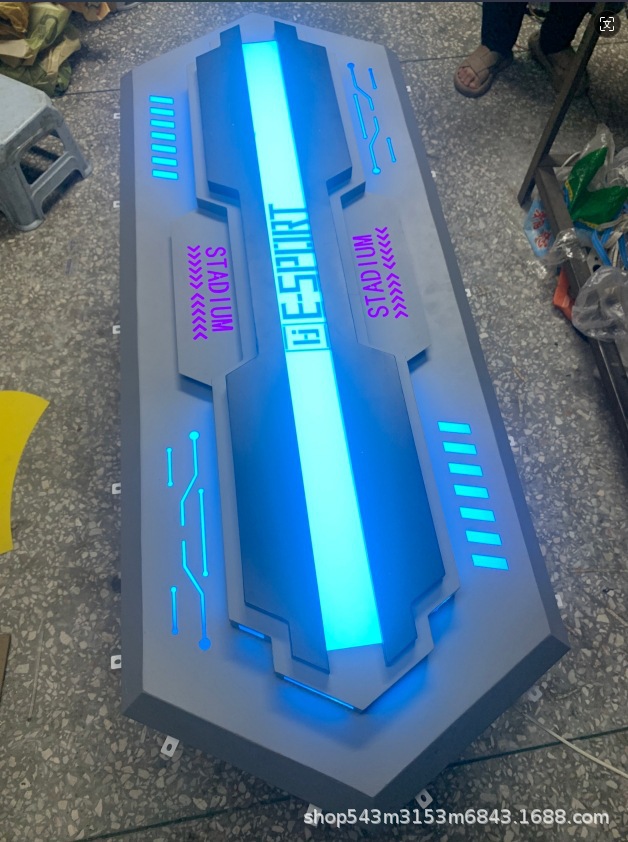 lámpara de diseño para juegos infantiles, ciudad de juegos, gimnasio, centro comercial, supermercado, lámpara de atmósfera, parque de juegos