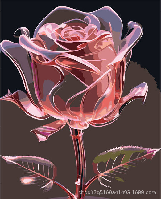 Pintura al óleo digital DIY pintura al óleo hecha a mano para colorear lona núcleo de pintura acrílica serie de estilo explosivo al por mayor y al por menor