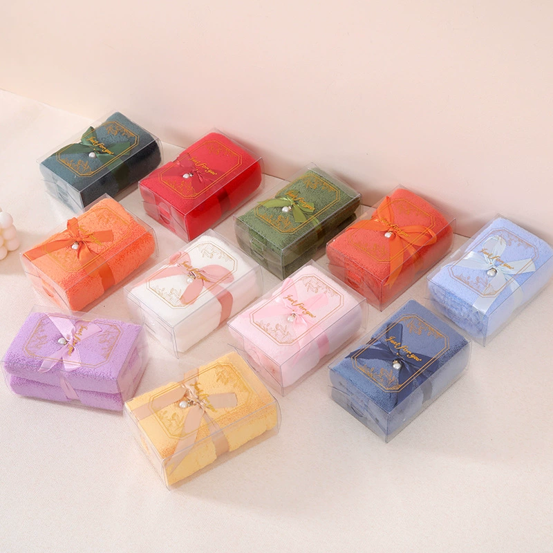 Towel, creative soft gift box, Birthday gift