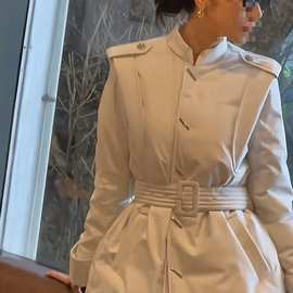 白色小香风羽绒棉服外套女冬富家千金感超好看