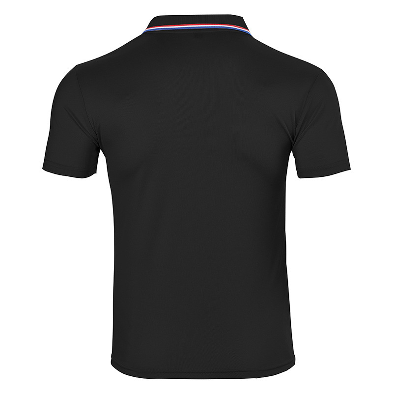 Nuevo transfronterizo americano Amazon polo de manga corta para hombres verano nuevo logotipo de impresión de camisetas publicitarias