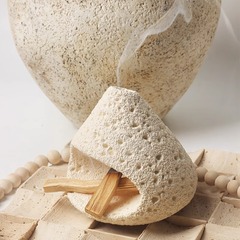 Palo Santo holder 秘鲁圣木跨境水泥燃烧香薰炉支架鼠尾草托盘