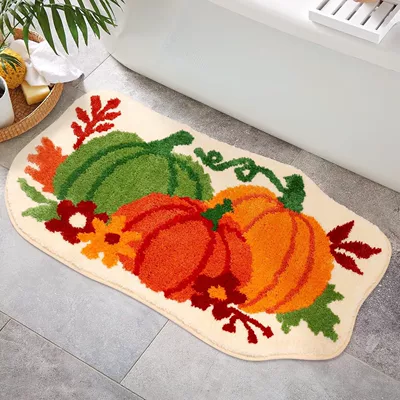 Floor Mat, Dropshipping, Avtomobil döşəmə paspasları - 717fyrdd-11-4060cm-imitation-cashmere-dot-plastic-bottom