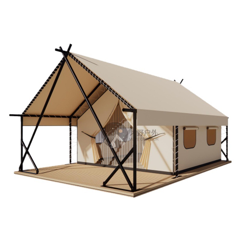 Muye al aire libre gran camping tienda lugar escénico vacaciones pareja habitación B & B camping ocio tienda Hotel fabricante