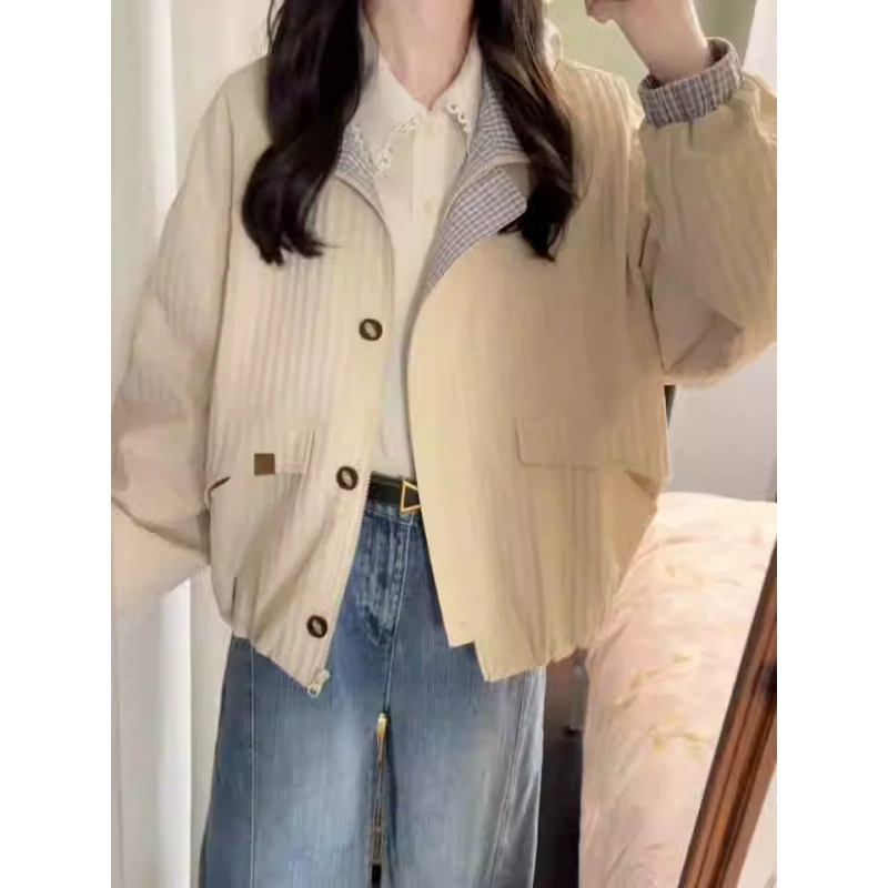 2025 новых стильных свободных повседневных курток для маленьких людей, весна и осень, доставка в течение 15 дней