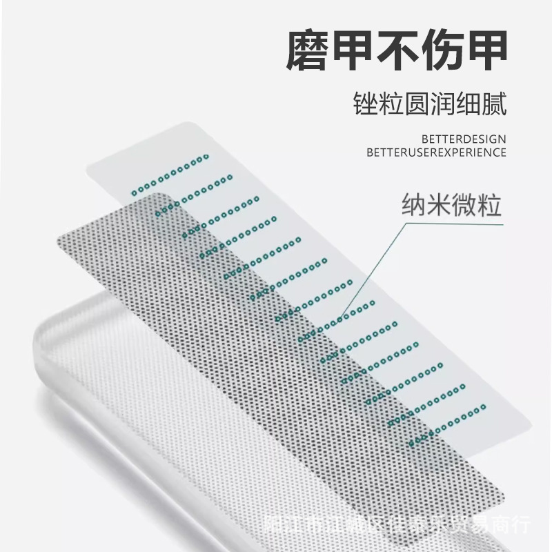 源头工厂便携式水洗迷你纳米玻璃指甲锉美甲神器搓条修甲抛光亮甲|undefined