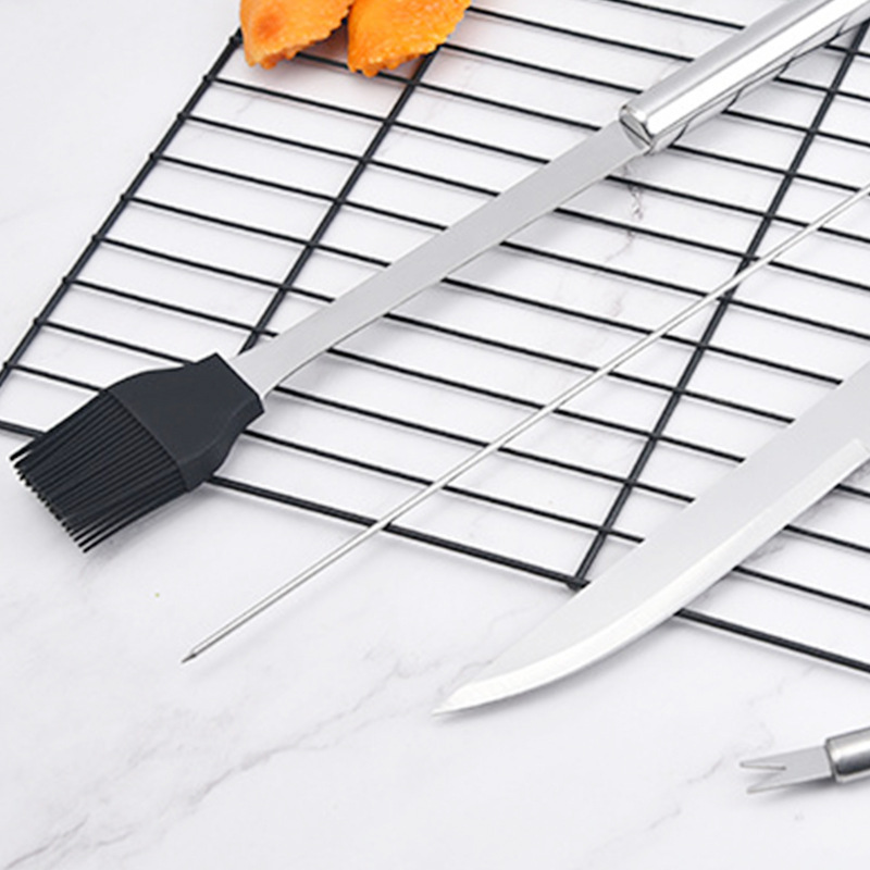 Amazon BBQ acero inoxidable Oxford fabricantes set de parrilla al aire libre en stock set de herramientas de parrilla