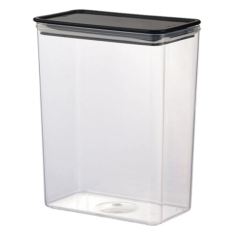 Чай с молоком фруктовый порошок коробка хрустящая квадратная герметичная банка Большое Квадратное ведро для фасоли прозрачное хранение магазин чая с молоком кофе фруктовый порошок коробка