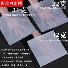 防油紙正方形烘焙油紙蛋糕吸油紙墊比薩盒披薩簡餐墊紙隔油炸食物