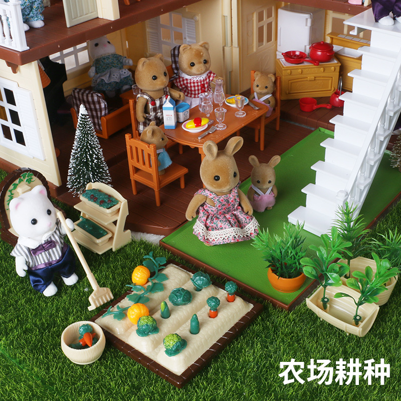 Transfronterizo 1: 12 muñeca casa de muñecas muebles en miniatura escena de cocina casera juguetes al por mayor