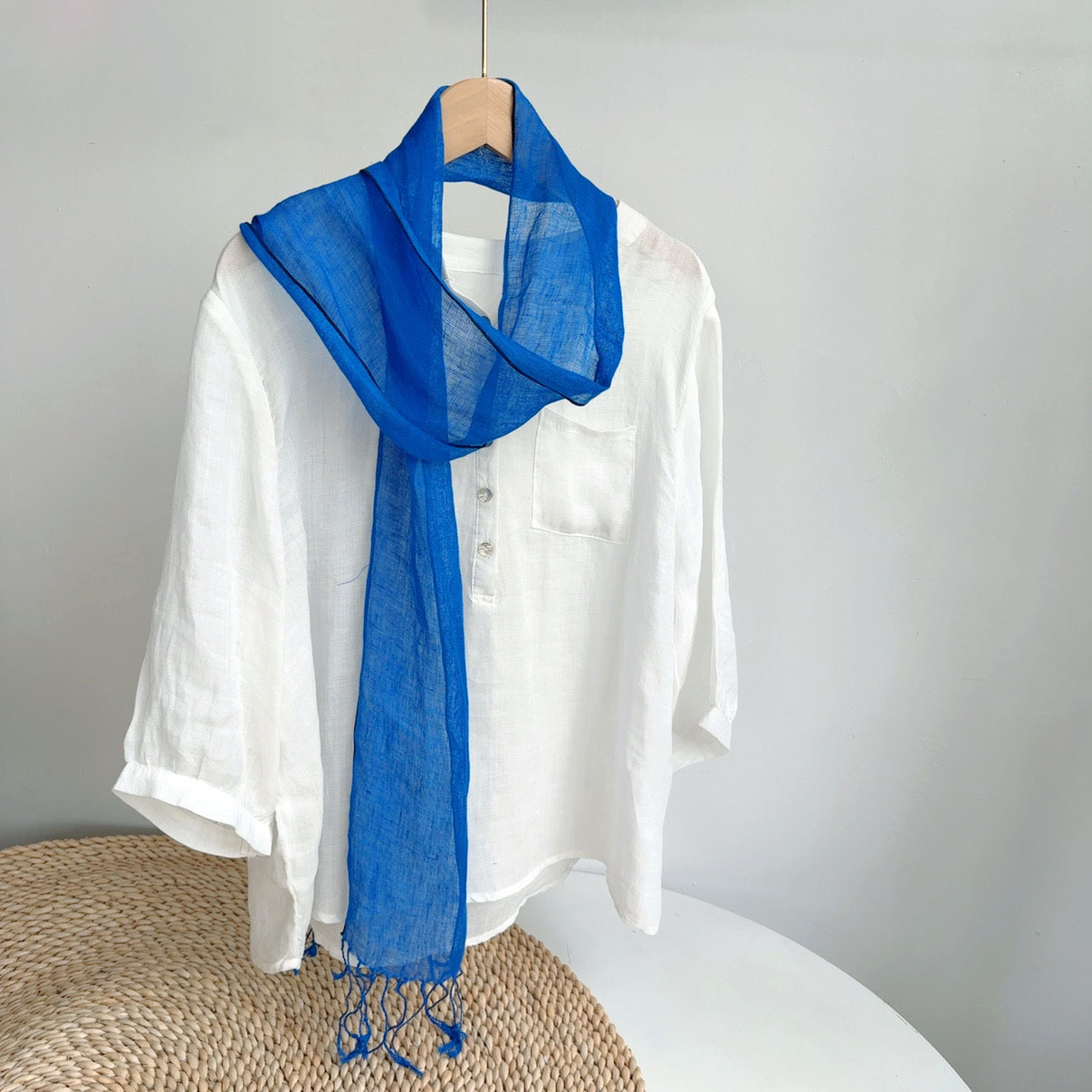 사파이어 블루 15*180+2*10cm