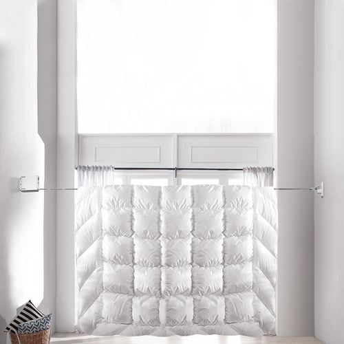 Invisible indoor non-piercing balcony extendable drying rack, hotel household retractable anti-slip drying rope