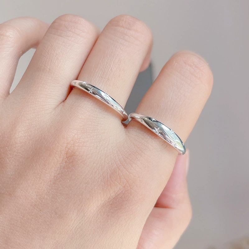 Sophisticated Japanese carved ring, silver 925 sample, 14 carat white gold, gold and silver