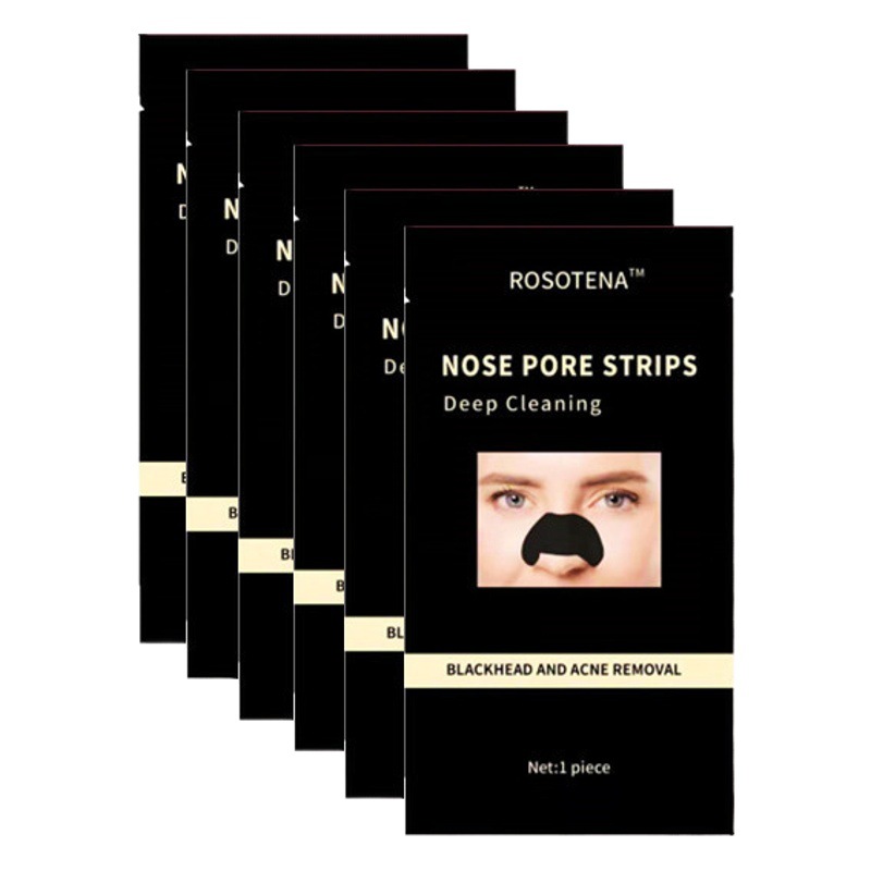 Rosotena Bamboo Charcoal Nose Patch Blackhead Remover Nose Mask Nose Pore Blackhead