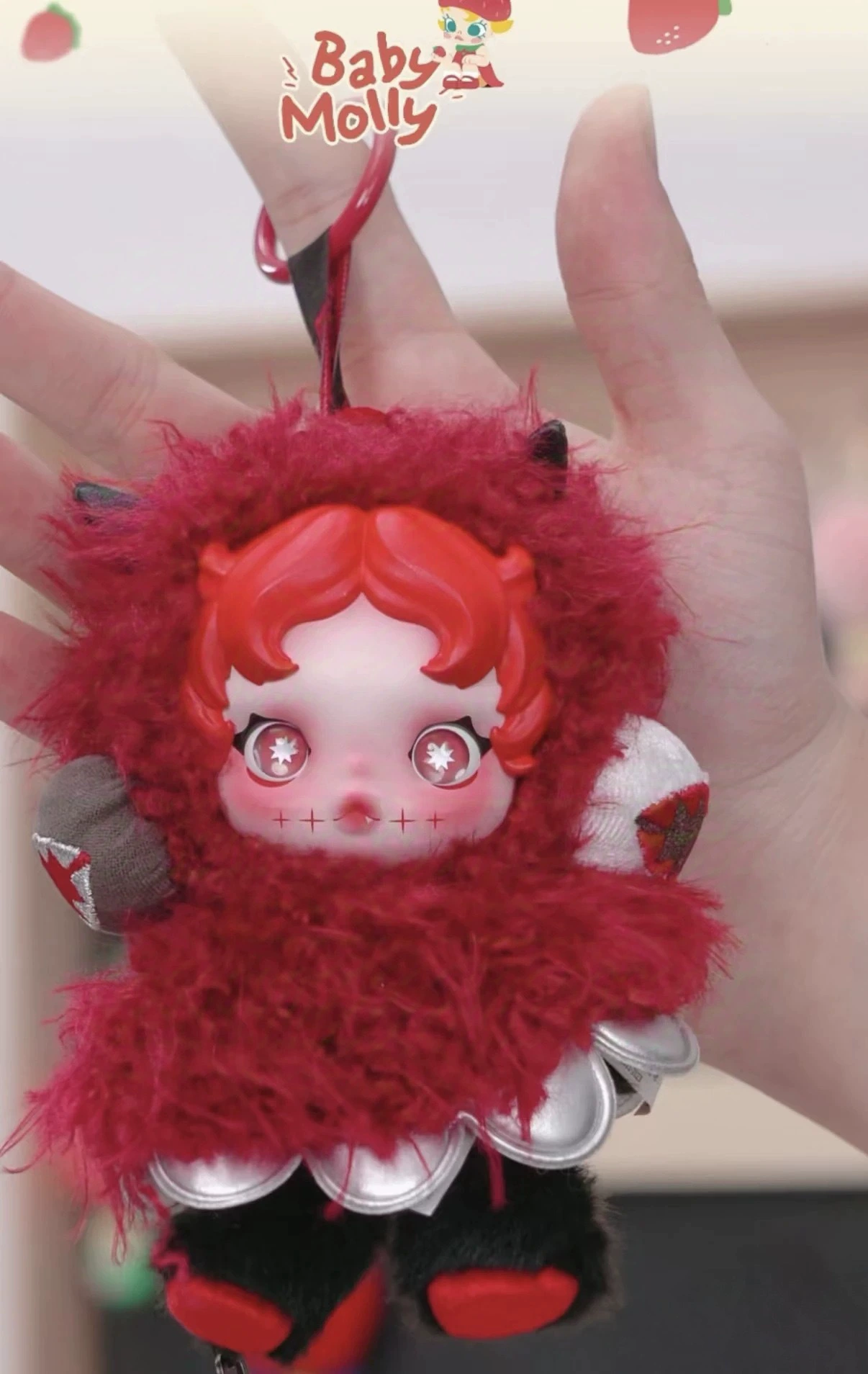 Blind box виниловая плюшевая подвеска (Bubble Mart SKULLPANDA III) — серия Sleepless Theater, коллекционная