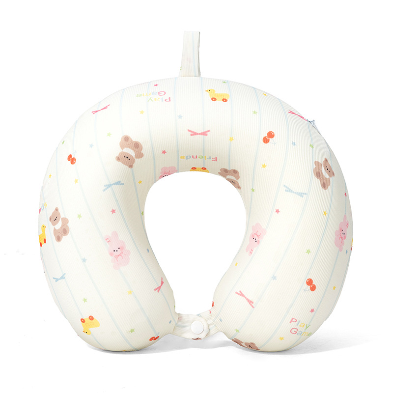 almohada de cuello de seda de leche almohada de cuello de viaje portátil avión de larga distancia almohada de siesta almohada transpirable cuatro estaciones almohada u