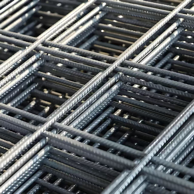 建筑钢筋网片混凝土防裂网建筑桥梁焊接钢筋网冷热扎带肋钢筋网片