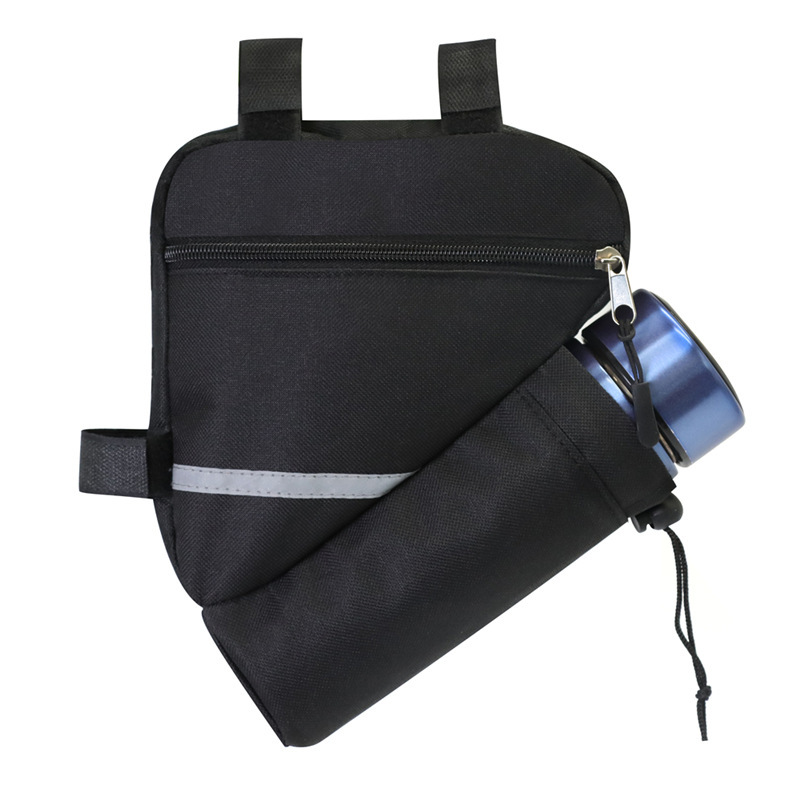 Cross-border bicycle triangle bag, outdoor sports cycling equipment storage bag, cycling equipment hanging bag, mineral water bag