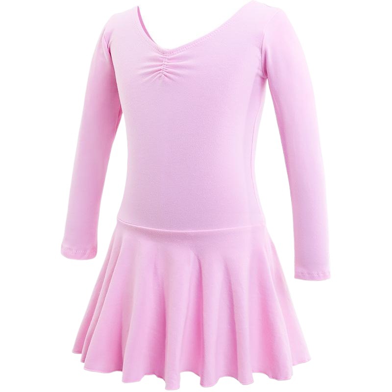 Traje de baile para niños ballet para niñas vestido de baile de una pieza entrepierna abierta traje de una pieza de manga corta clasificación rendimiento práctica ropa