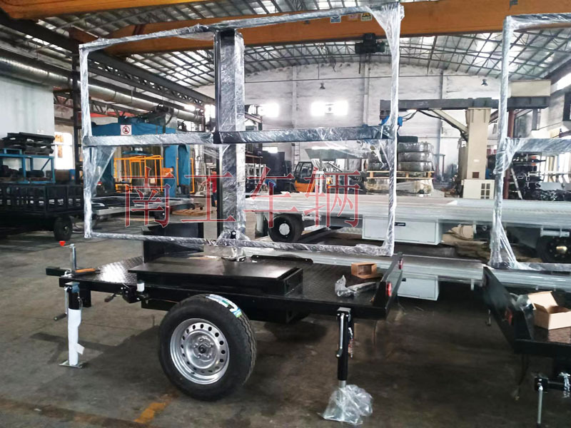 Outdoor Display LED Advertising Trailer Towing Mobile Tool Trailer