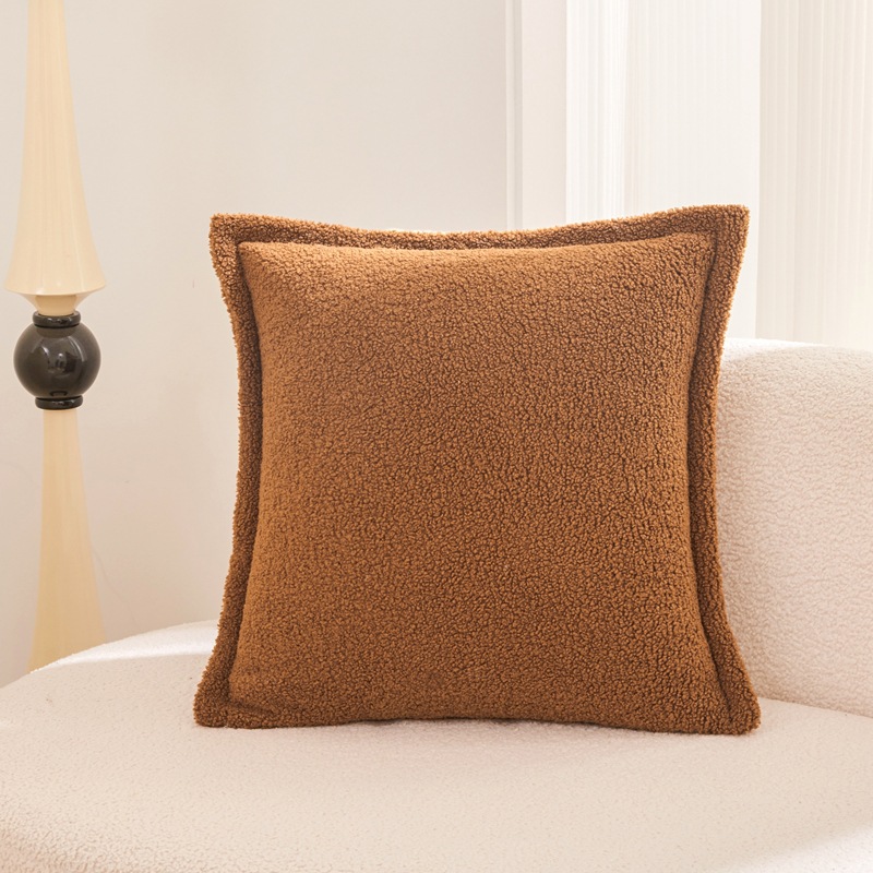 Almohada de peluche estilo Instagram de moda, linda almohada larga, almohada retorcible para sofá de sala de estar, cojín de dormitorio, almohada anudada.