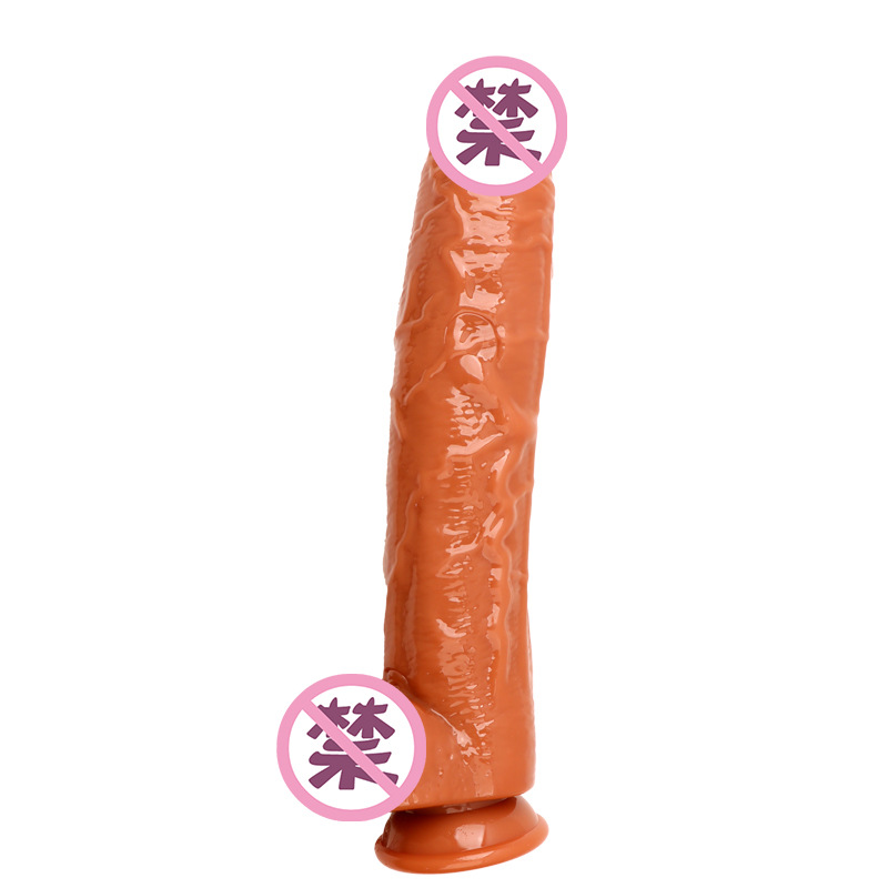 30cm Realistic Dildo with Suction Cup, TPE Dual-Use Vaginal and Anal Toy — detail image 3