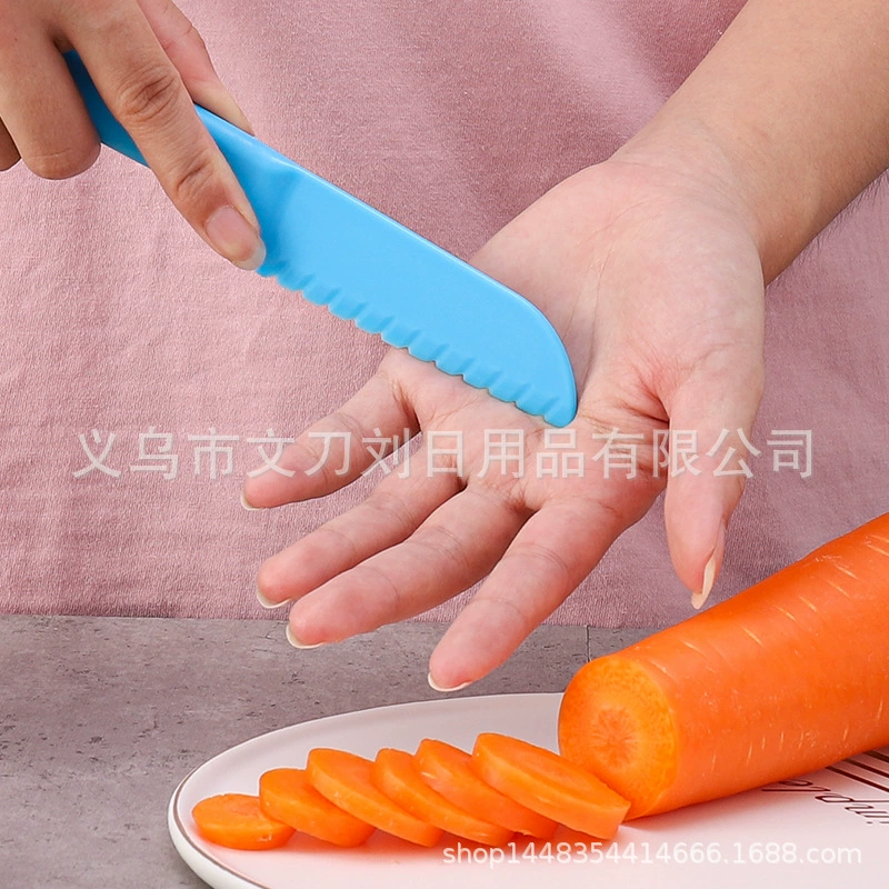 Безопасность детей не повреждает руку пластиковый нож для резки фруктов пластиковый нож многоразовый не режет руки детей
