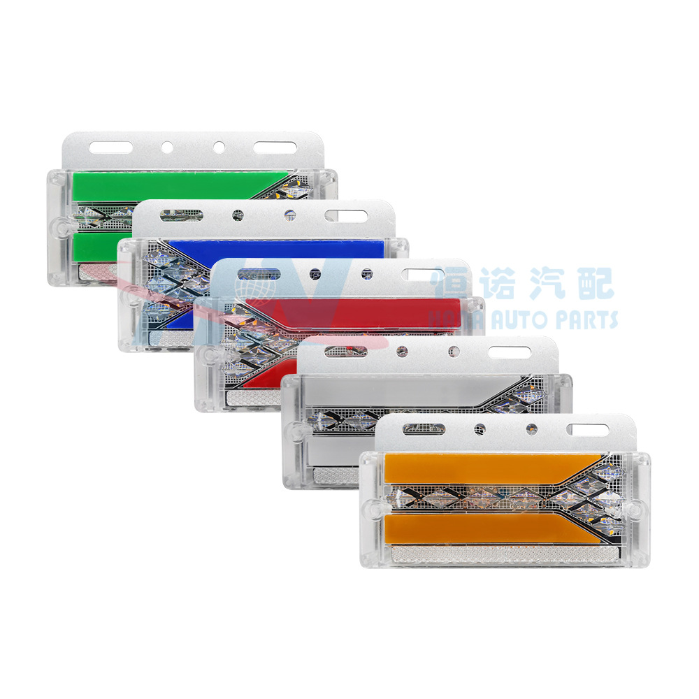 Camión remolque luz lateral Diamante 24V Camión de mampostería luz lateral Nueva luz lateral LED