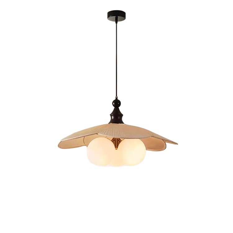 Lámpara de dormitorio medieval francesa, atmósfera medieval, estudio de tela, dormitorio de hotel, lámpara de restaurante de vidrio de viento silencioso