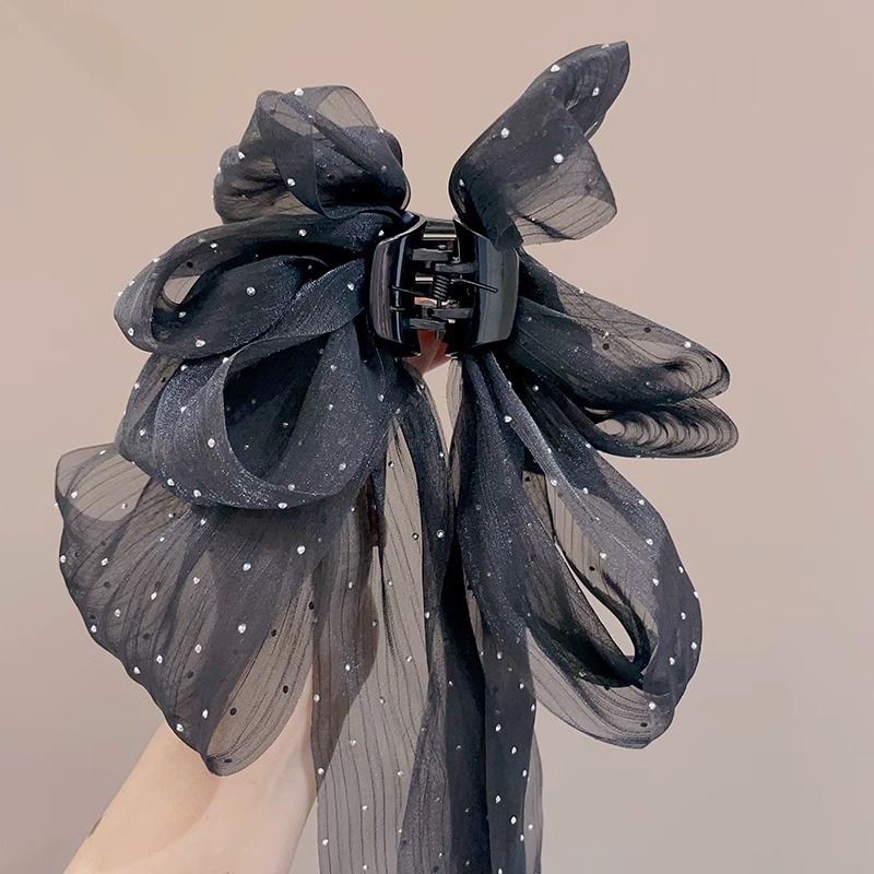 Accesorios para el cabello de pinza de tiburón de acrílico grande de Corea, clip de agarre para el cabello de disco simple, tocado de horquilla de cabeza femenina al por mayor