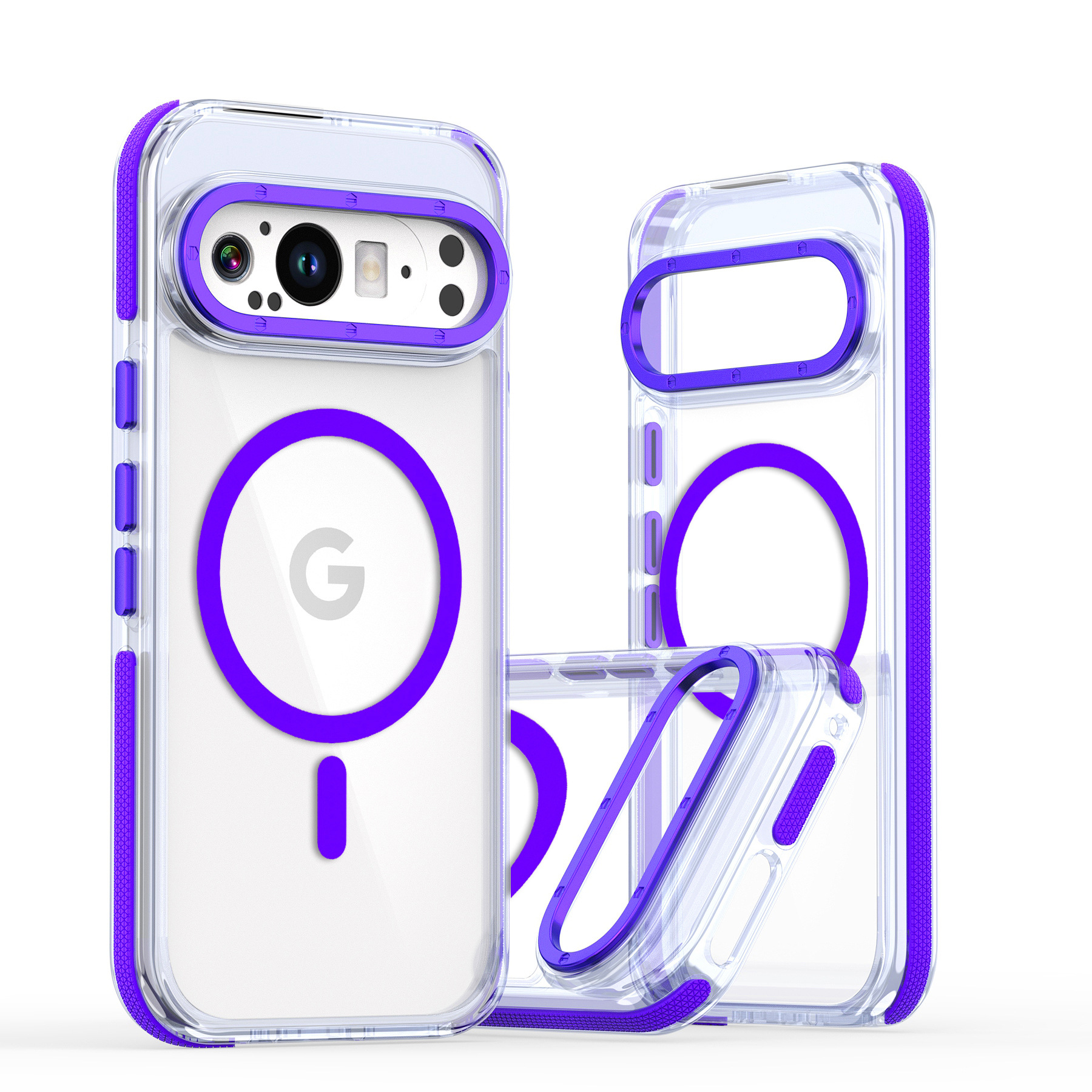 Two-color Purple [Transparent Magnetic Style]