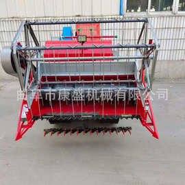 水田泥田小型稻谷收割机 脱粒干净山区小型水稻收割机图片