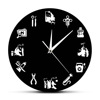 Creative black dancing watch, decorations for gym, Birthday gift