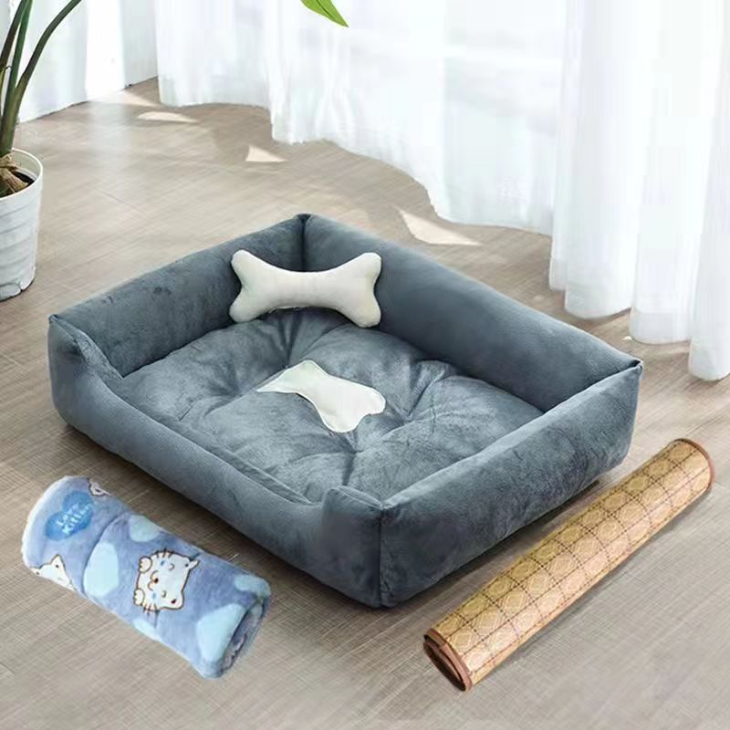 Una pieza de perrera al por mayor, nido para gatos, sofá perezoso de invierno, nido para mascotas, cuatro estaciones, nido para gatos universal, nido para perros, nido para perros pequeño y mediano