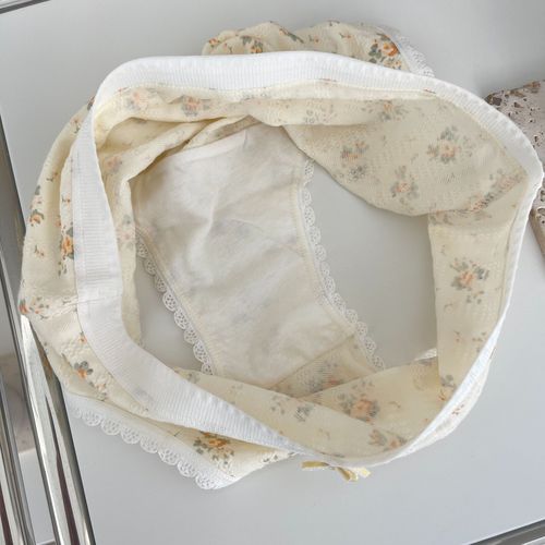 French underwear for women 5A baby cotton full pants antibacterial bubble cotton girls floral pure cotton crotch pants