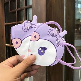 Online celebrity autumn and winter 3d three-dimensional disposable mask color big ear dog children cute cartoon protective girl