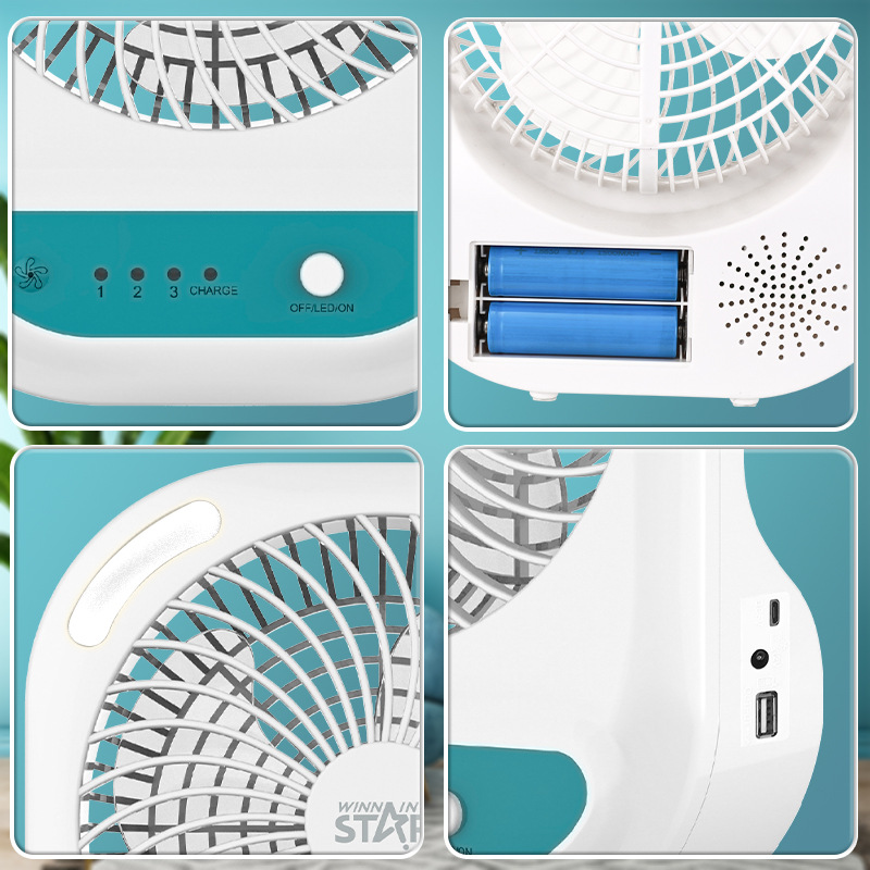 Estrella ganadora marca exclusivamente para DC actual comercio exterior pequeño fácil de llevar interfaz USB ventilador eléctrico